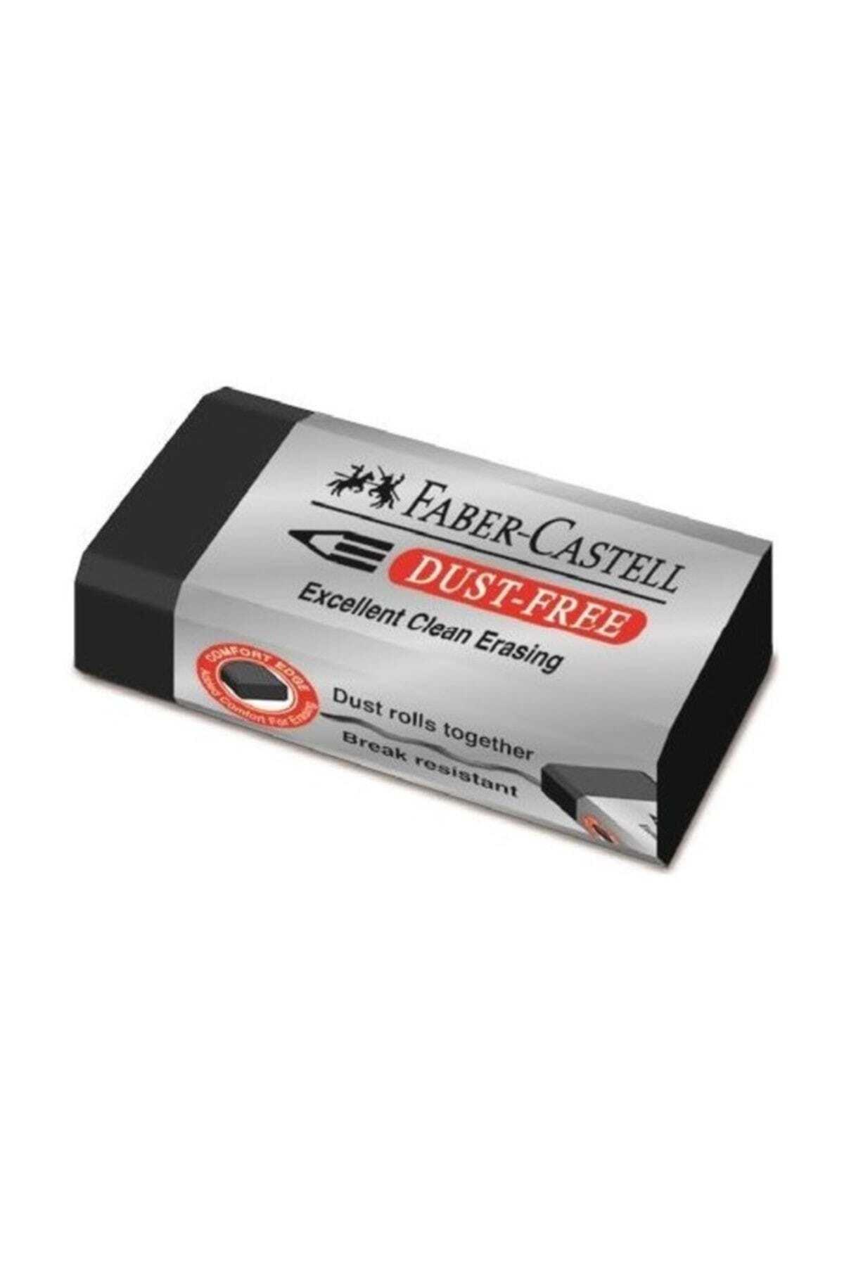 Faber-Castell Öğrenci Silgisi Dust Free 24 LÜ Siyah (24 Lü Kutu)