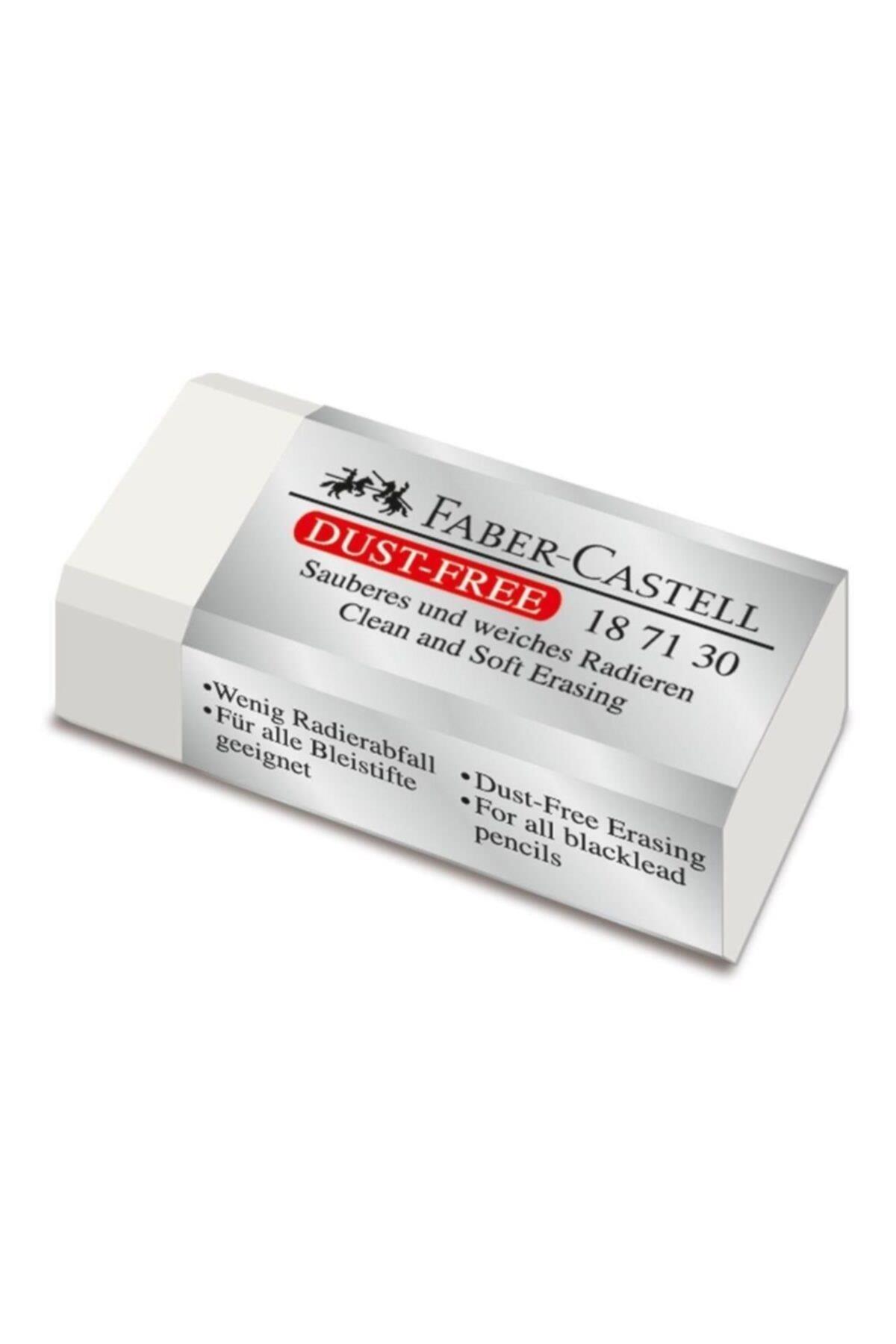 Faber-Castell Öğrenci Silgisi Dust Free 30 LU Beyaz (30 Lu Kutu)