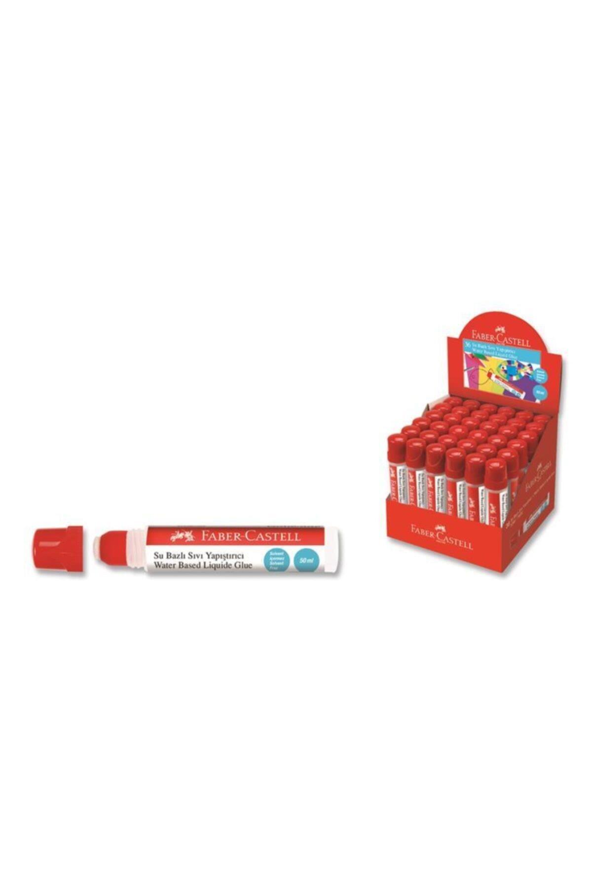 Faber-Castell Su Bazlı Sıvı Yapıştırıcı 50 Ml Su Bazlı Yapıştırıcı (36 Lı Paket)