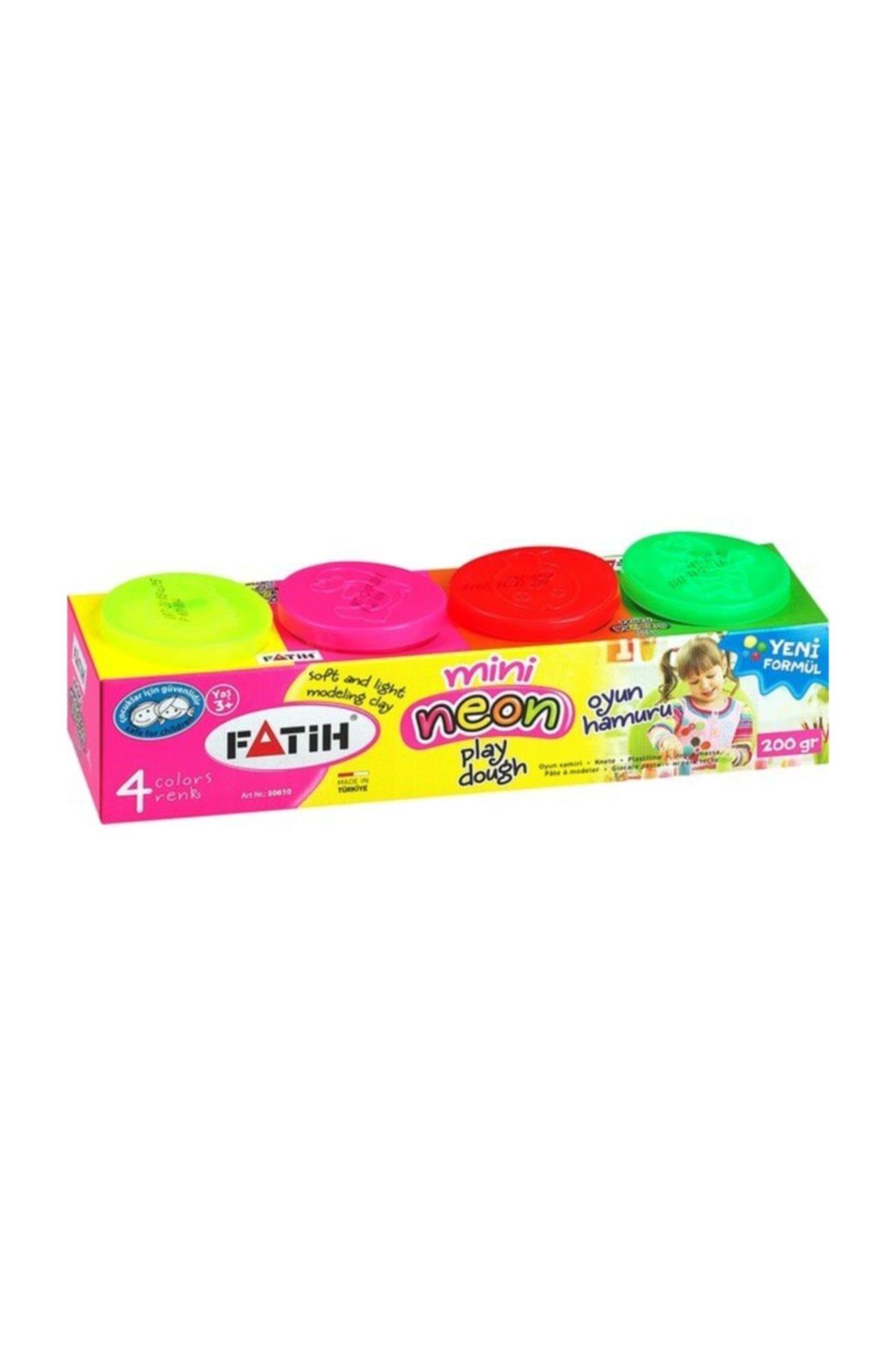 Fatih Oyun Hamuru Mini 4 Renk Neon 50610