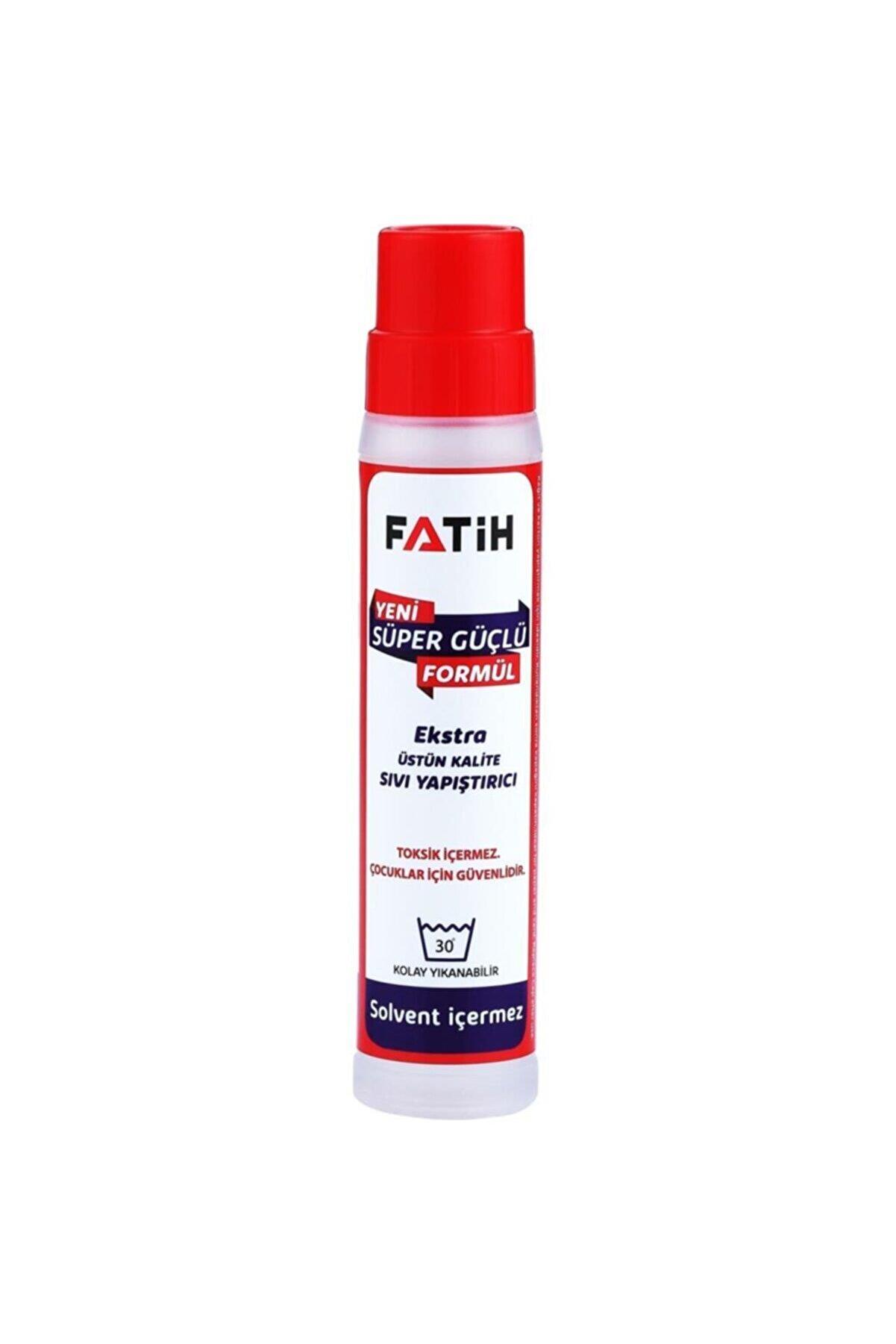 Fatih Sıvı Yapıştırıcı Şeffaf Solventsiz 50 ML Şeffaf Yapıştırıcı (12 Li Paket)