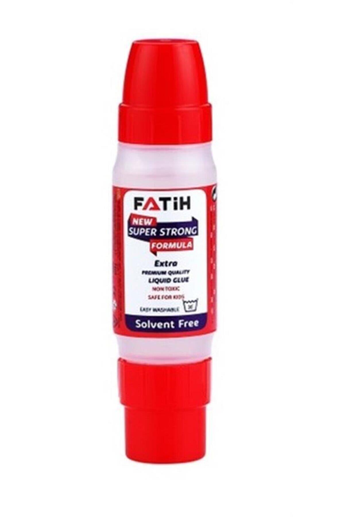 Fatih Sıvı Yapıştırıcı Solventsiz Çift Uçlu Şeffaf 30 ML (24 Lü Paket)
