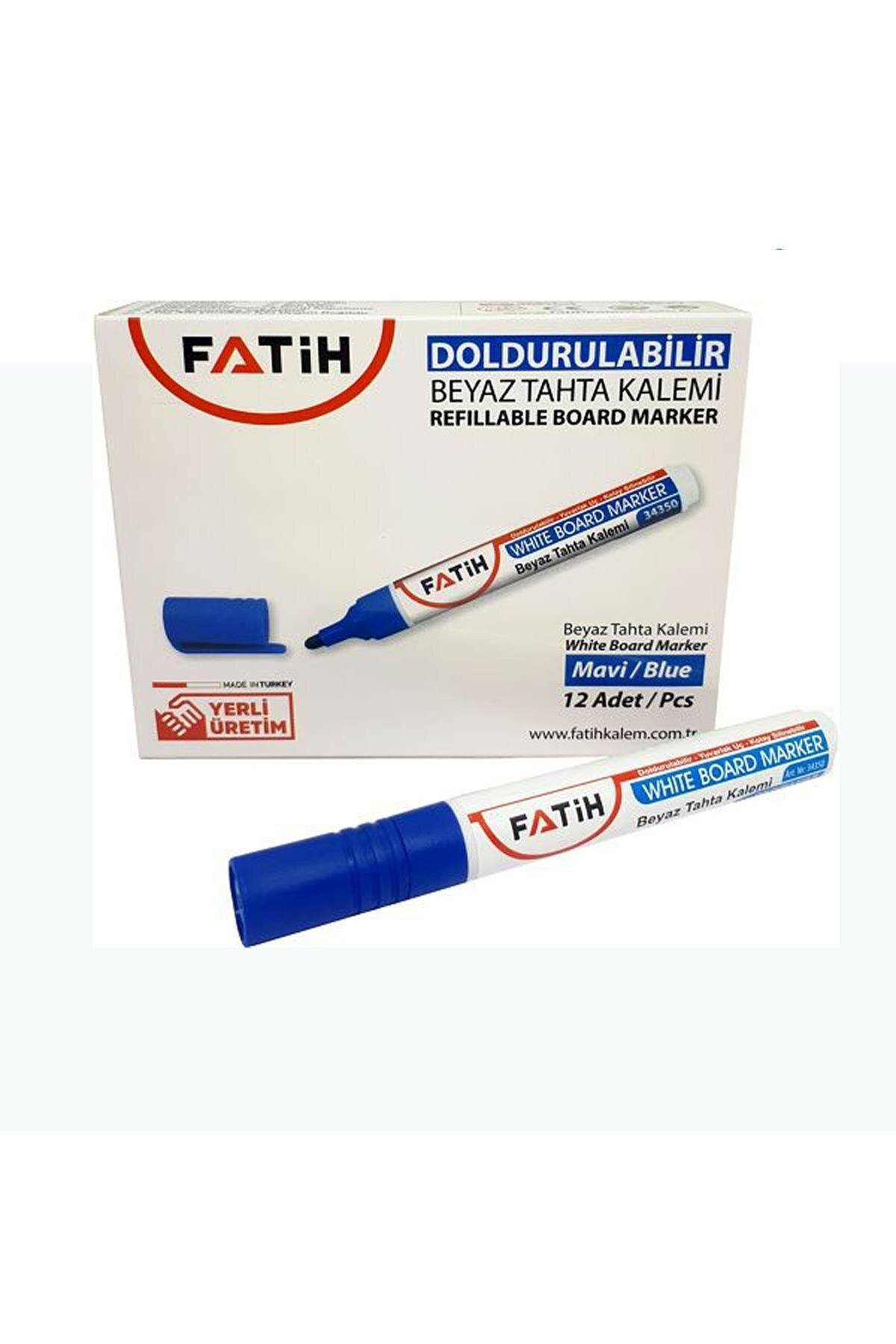 Fatih Tahta Kalemi Doldurulabilir Mavi 34350 (1200 Adet Tahta Kalemi)