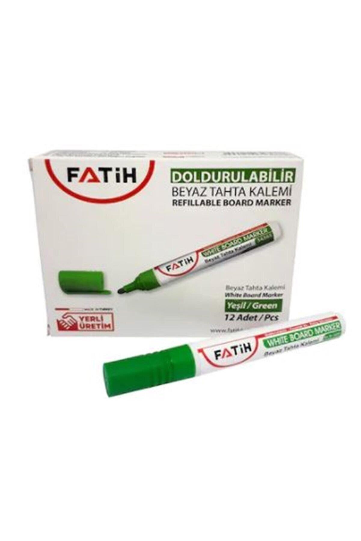 Fatih Tahta Kalemi Doldurulabilir Yeşil (12 Li Paket)