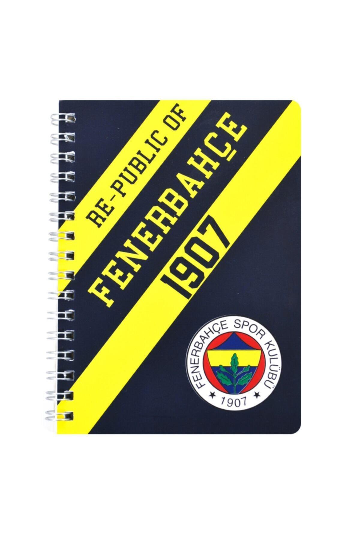 Fenerbahçe Bloknot Spiralli Karton Kapak 80 Yaprak Not Defteri Çizgili (36 Lı Paket)