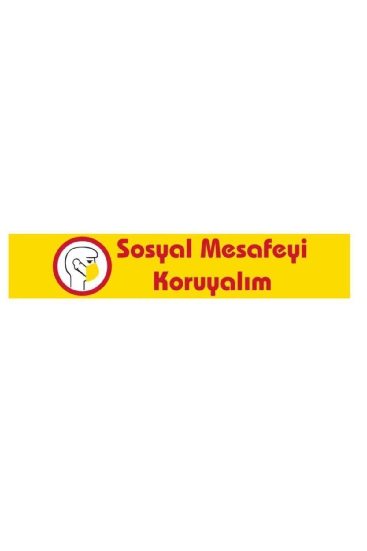 Fetih Bant Sosyal Mesafe 10x50 CM (12 Adet)