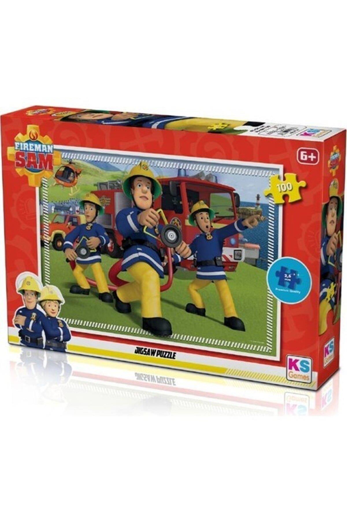 KS Games Fireman Sam Puzzle 100 Parça Lisanslı Ürün