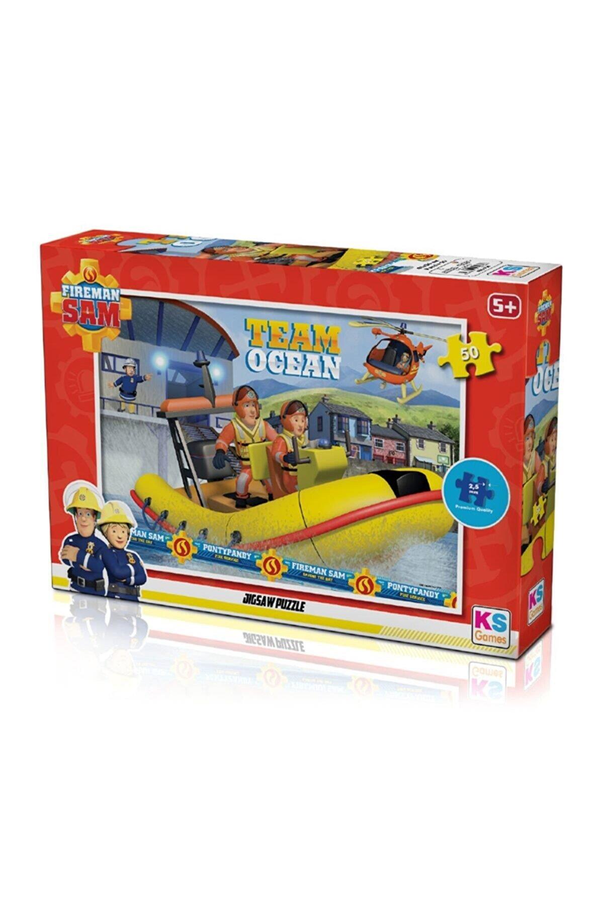 Ks Games 50 Parça Puzzle Fireman Sam Lisanslı Ürün