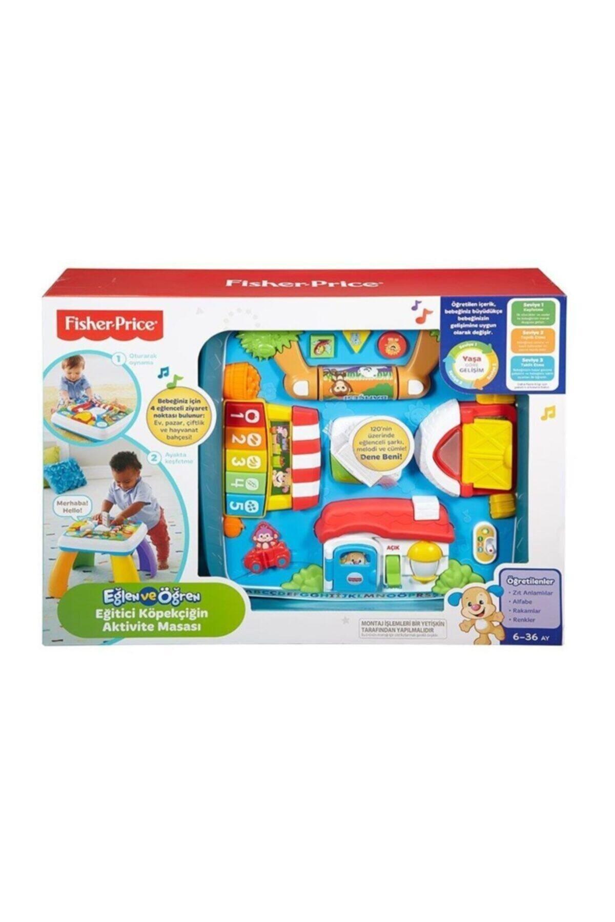 Fisher-Price Eğlen Öğren Eğitici Köpekçiğin Aktivite Masası Türkçe ve İngilizce
