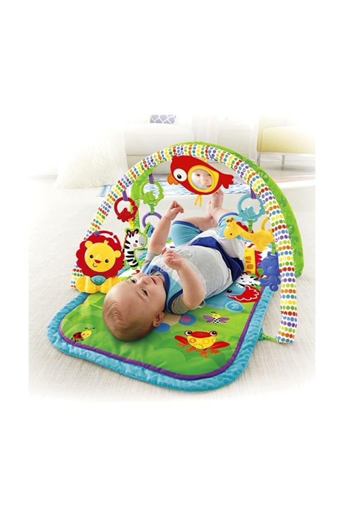 Fisher-Price Yağmur Ormanı Üçü Bir Arada Jimnastik Merkezi, Müzikli Aslanlı