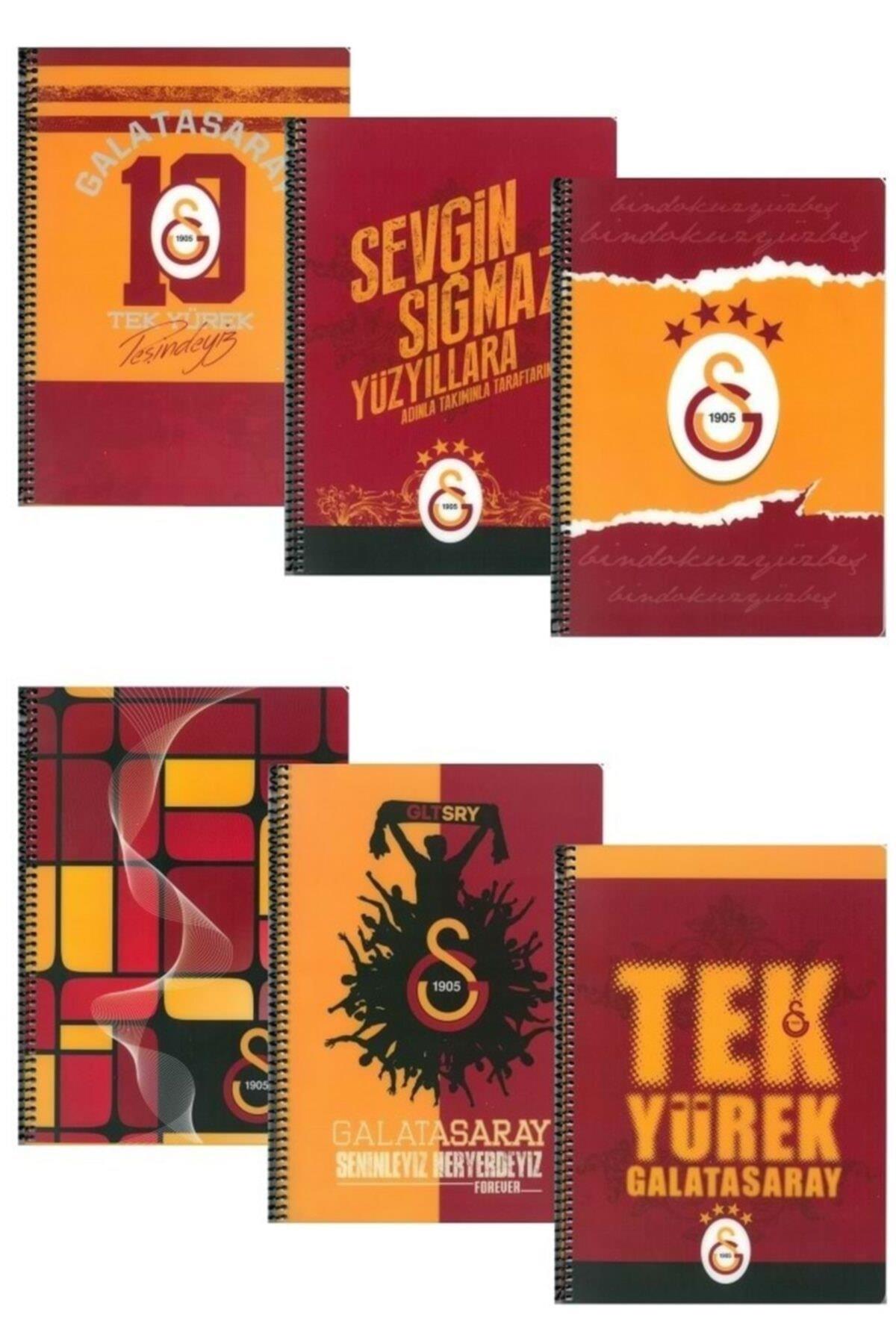 Galatasaray Bloknot Spiralli Karton Kapak 80 Yaprak Not Defteri Çizgili (36 Lı Paket)