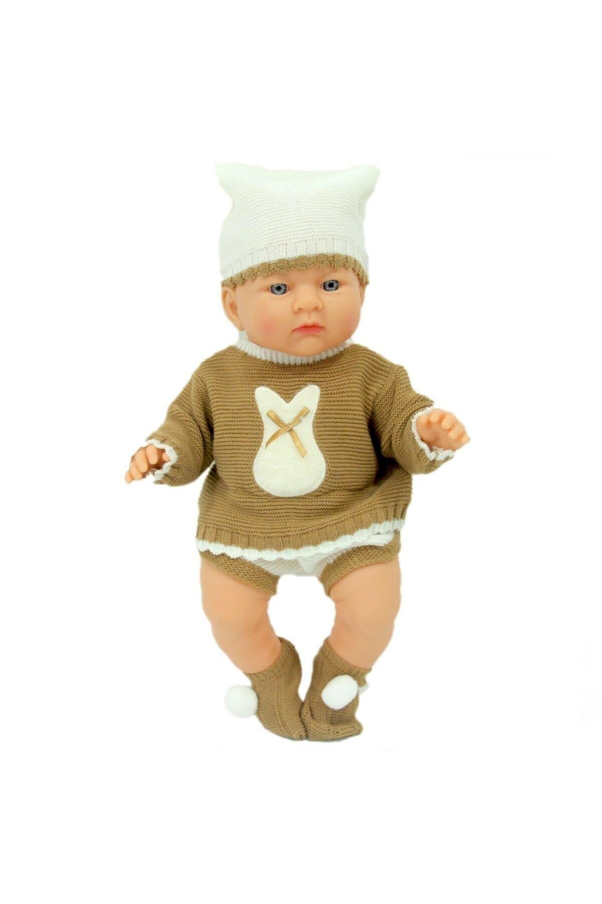 Galtoys Yeni Doğmuş Kahve Bej Elbiseli Azra Bebek