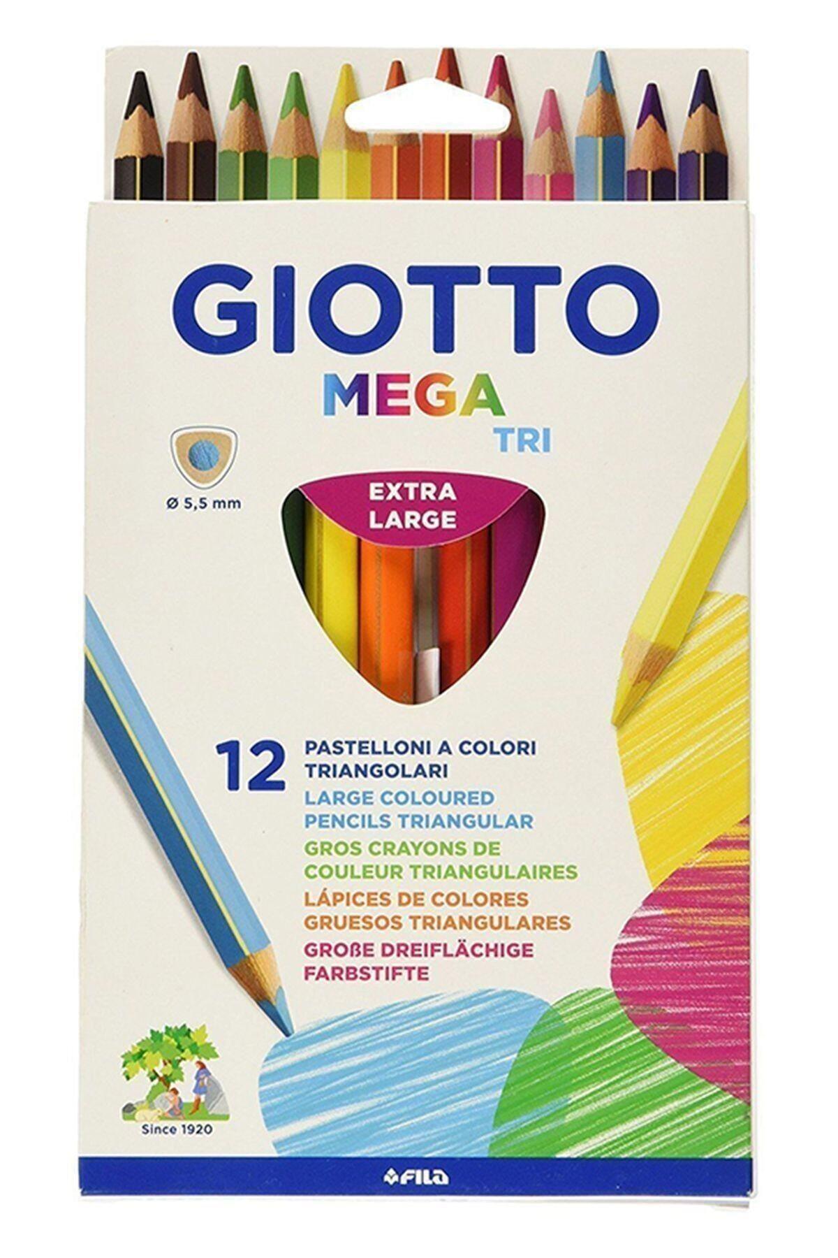 Giotto Kuru Boya Mega-Tri Jumbo Tam Boy Üçgen 2206 00 TR