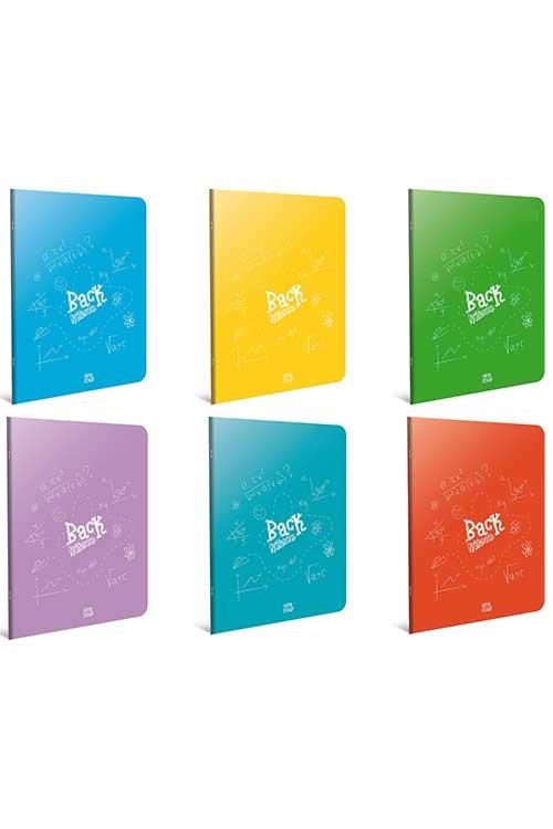 Gıpta Back Tel Dikiş Plastik Kapak Defter A5 80 Yaprak Çizgili Küçük 12 Li