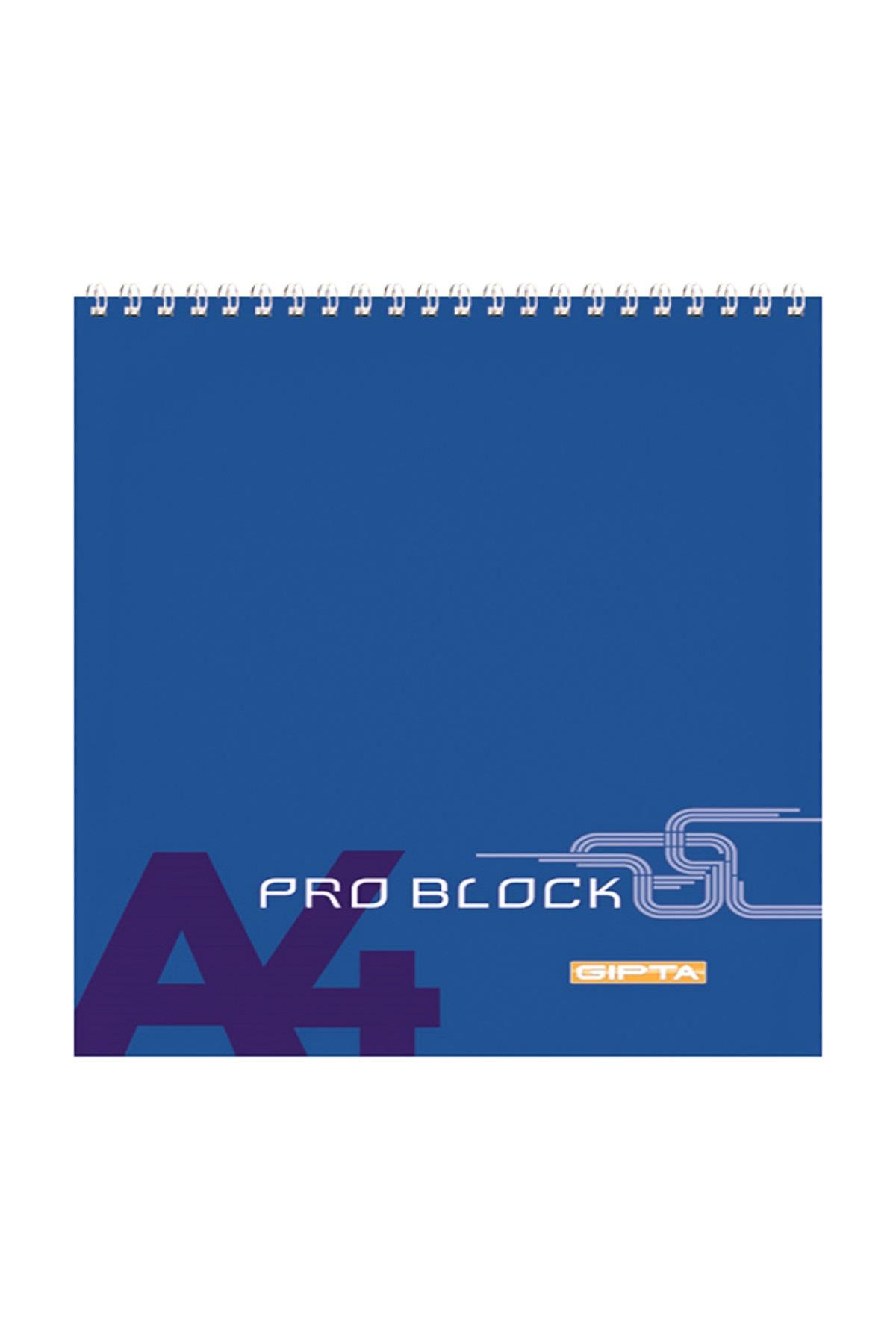 Gıpta Pro Block Bloknot A-6 Spiralli Karton Kapak 40 Yaprak Çizgili 12 Li 3-16620 (1 Paket 12 Adet)