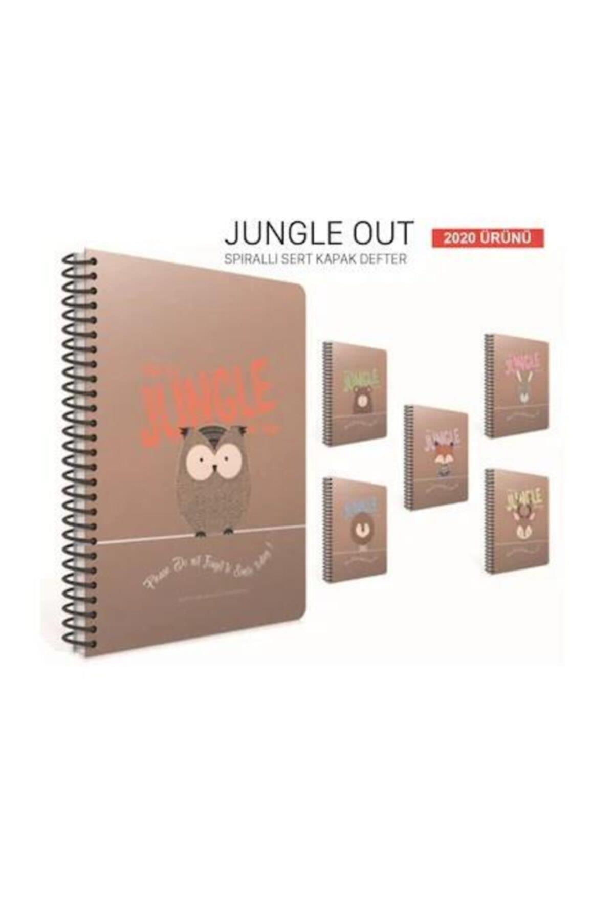 Gıpta Jungle Out Spiralli Sert Kapak Def.19x26 120 Yp.Kare.