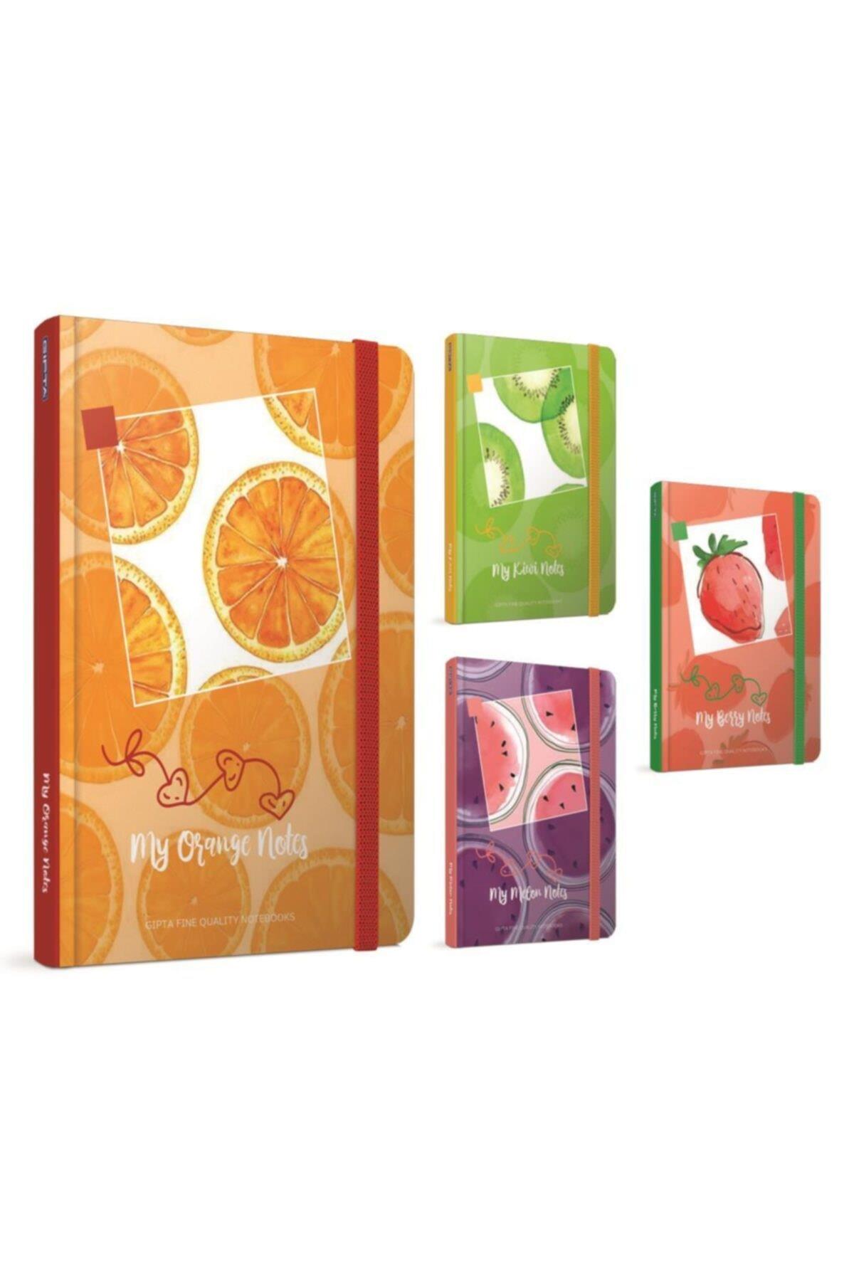 My Fruit Notes İplik Dikişli Sert Kapak Defter 13x21 120 Yaprak Çizgili (4397) Gıpta