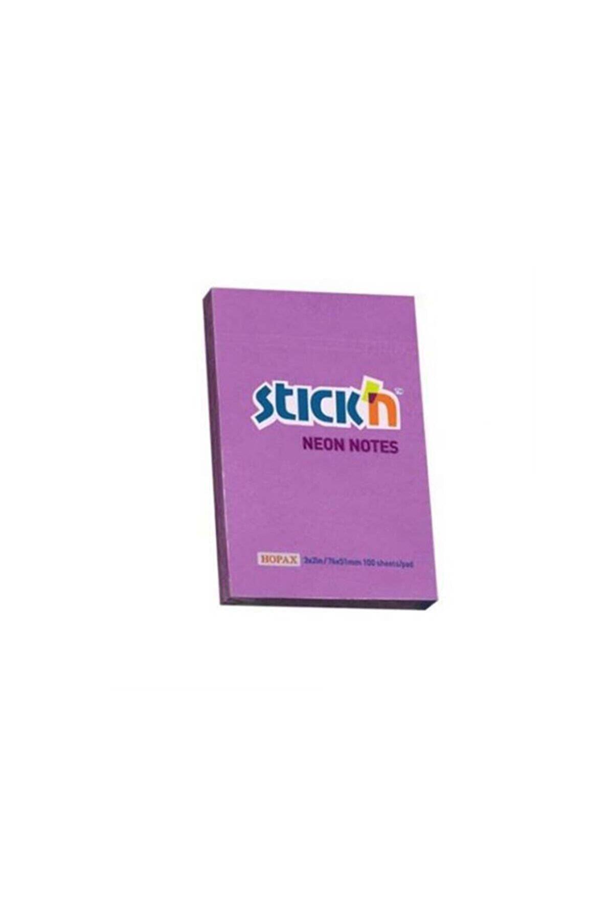 Gıpta Stıckn 76 x 51 mm Neon Mor 100 Yaprak Yapışkanlı Not Kağıdı