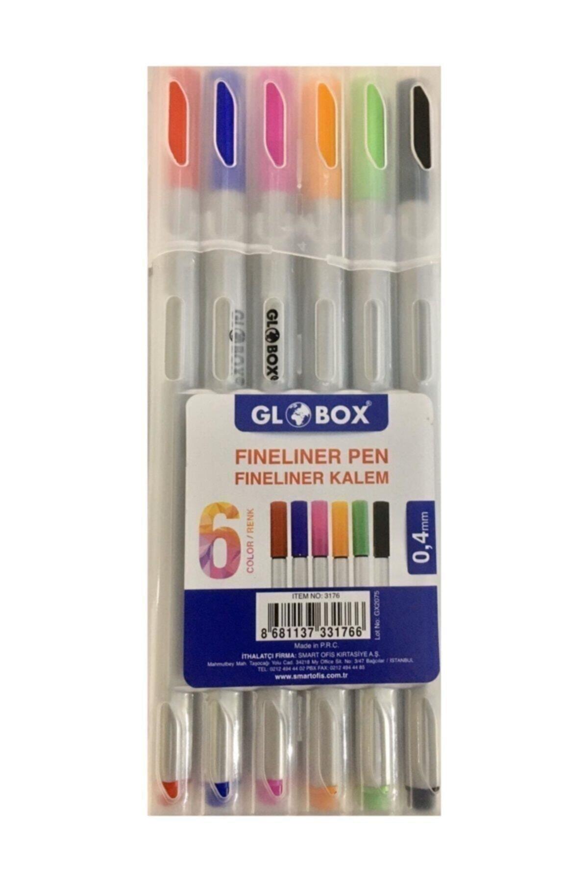 Globox Fınelıner Kalem 6 Lı Pp Kutu