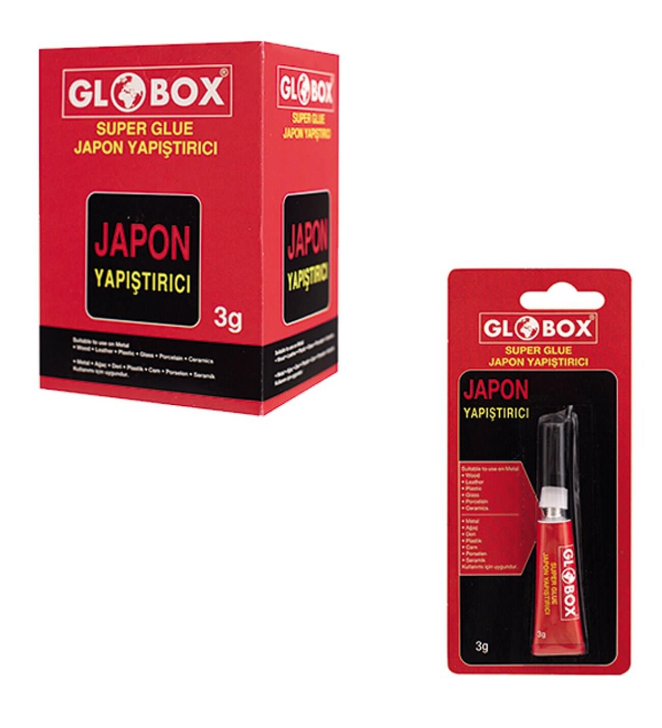 Globox Japon Yapıştırıcı 3 Gram Japon Yapıştırıcı (12 Li Paket)