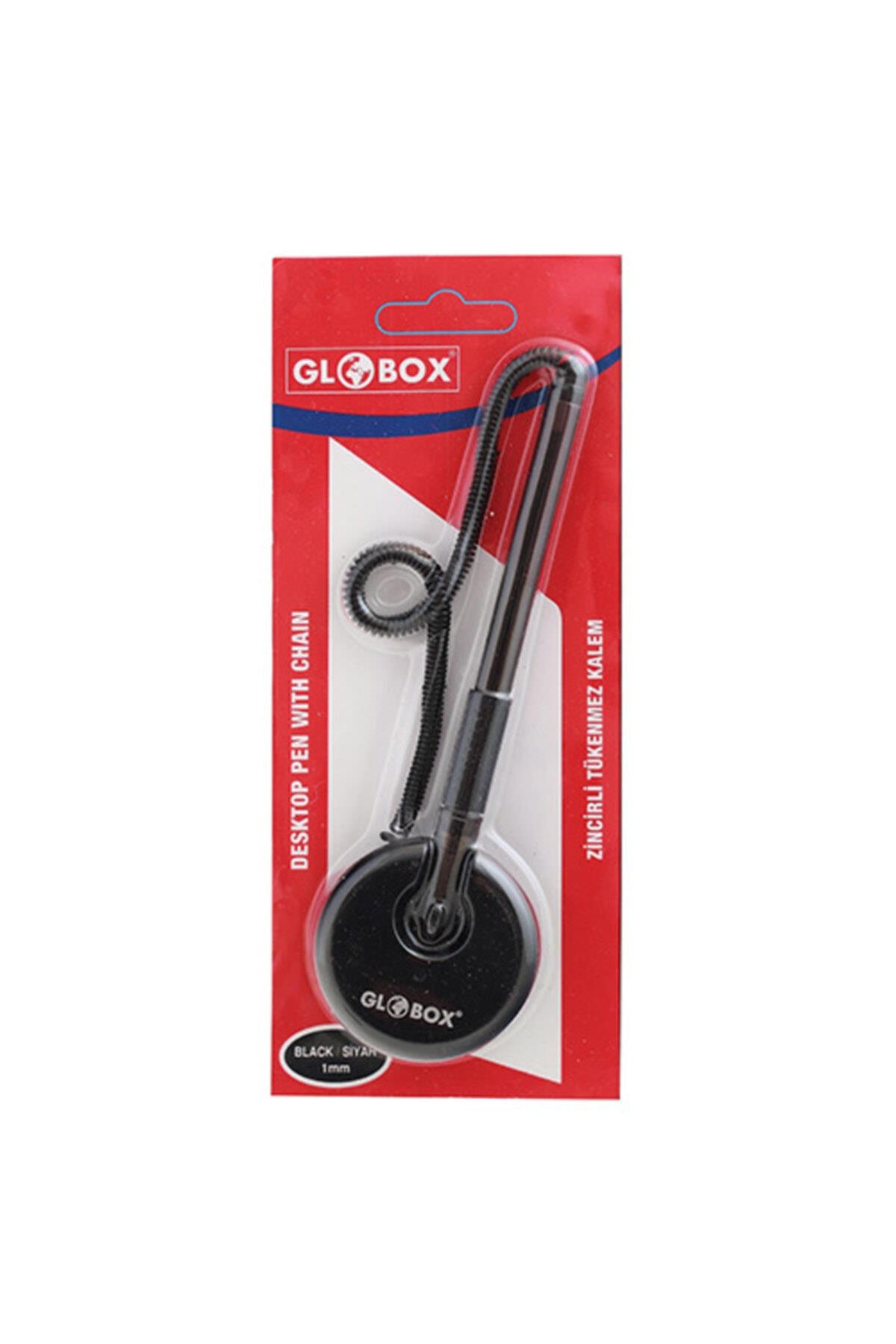 Globox Tükenmez Kalem Zincirli Siyah 1035