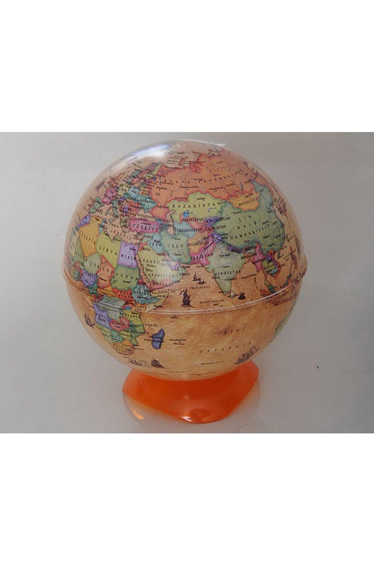 Gürbüz Dünya Küre Kumbara Küre 10 Cm Antik