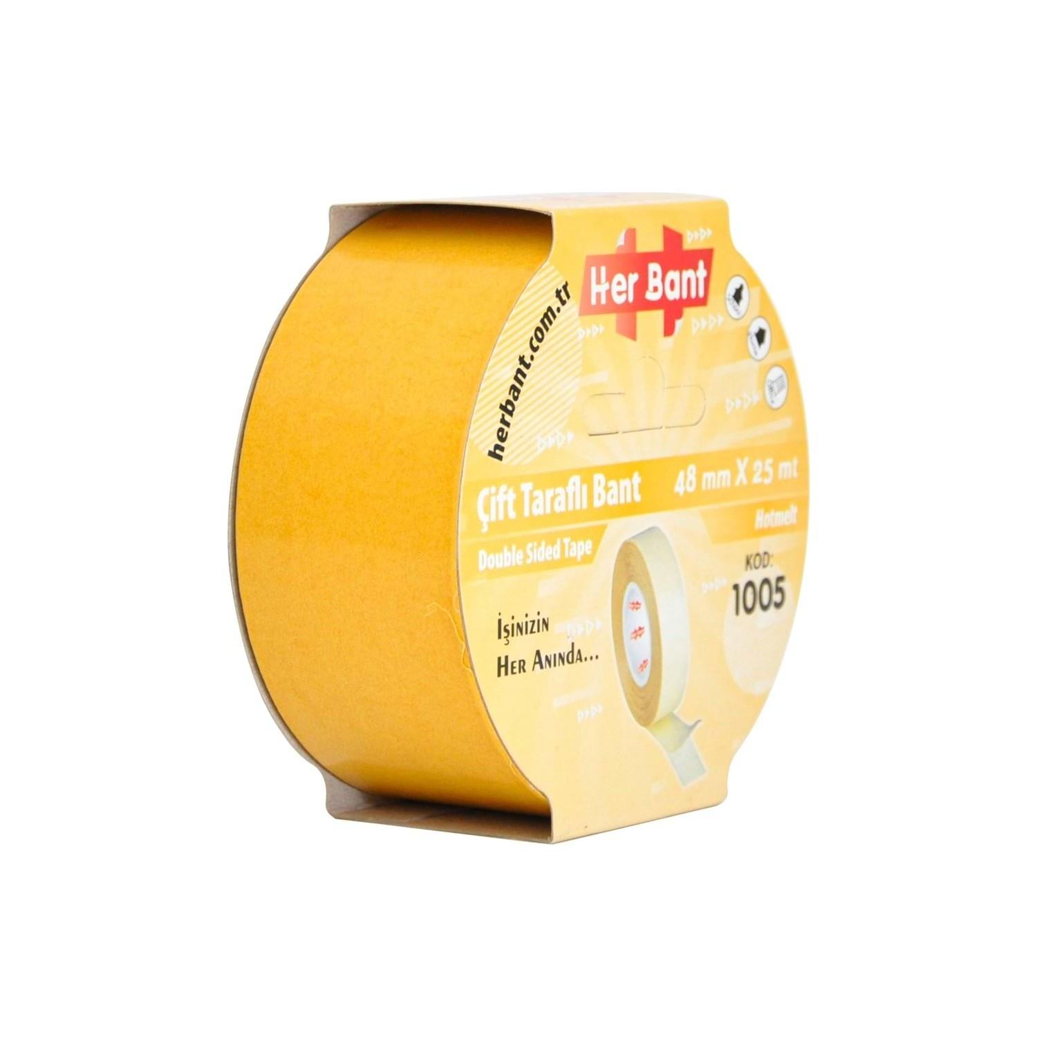 Her Bant Çift Taraflı Bant Askılı 48 MM x 25 Metre