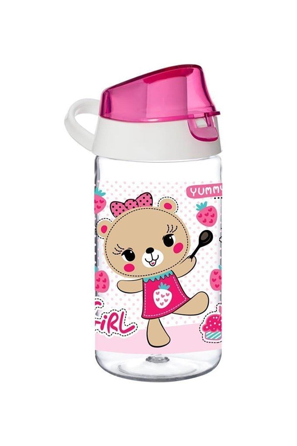 Herevin Matara 520 CC Yummy Pembe Ayıcık Desenli Suluk
