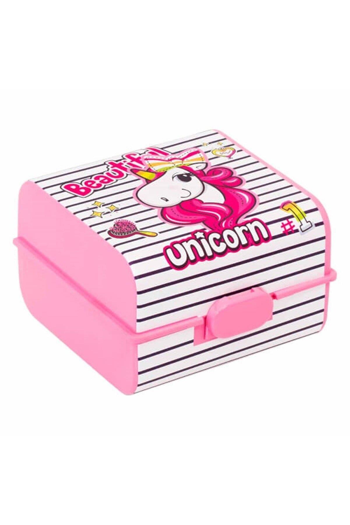 Herevin Desenli Beslenme Kutusu Unicorn Beslenme Kabı