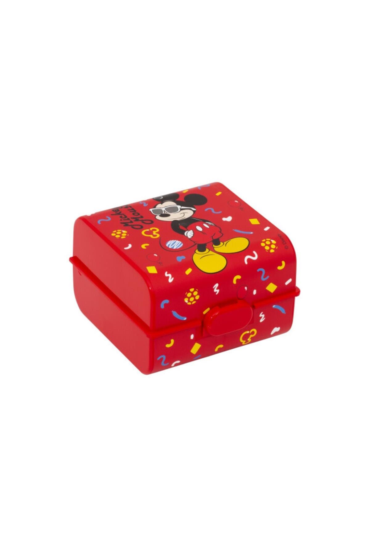 Herevin Lisanslı Beslenme Kutusu Gözlüklü Mickey Mouse Beslenme Kutusu