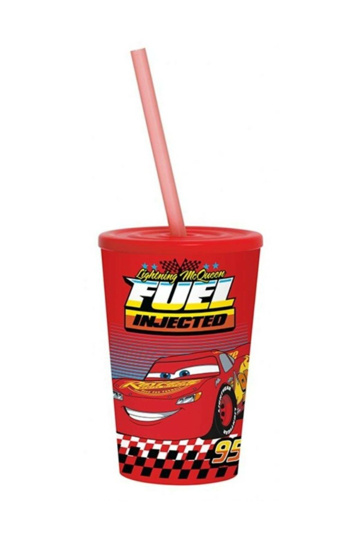 Herevin Cars Fuel 340 Ml Araba Pipetli Bardak - Erkek Çocuk (Karışık Renk)