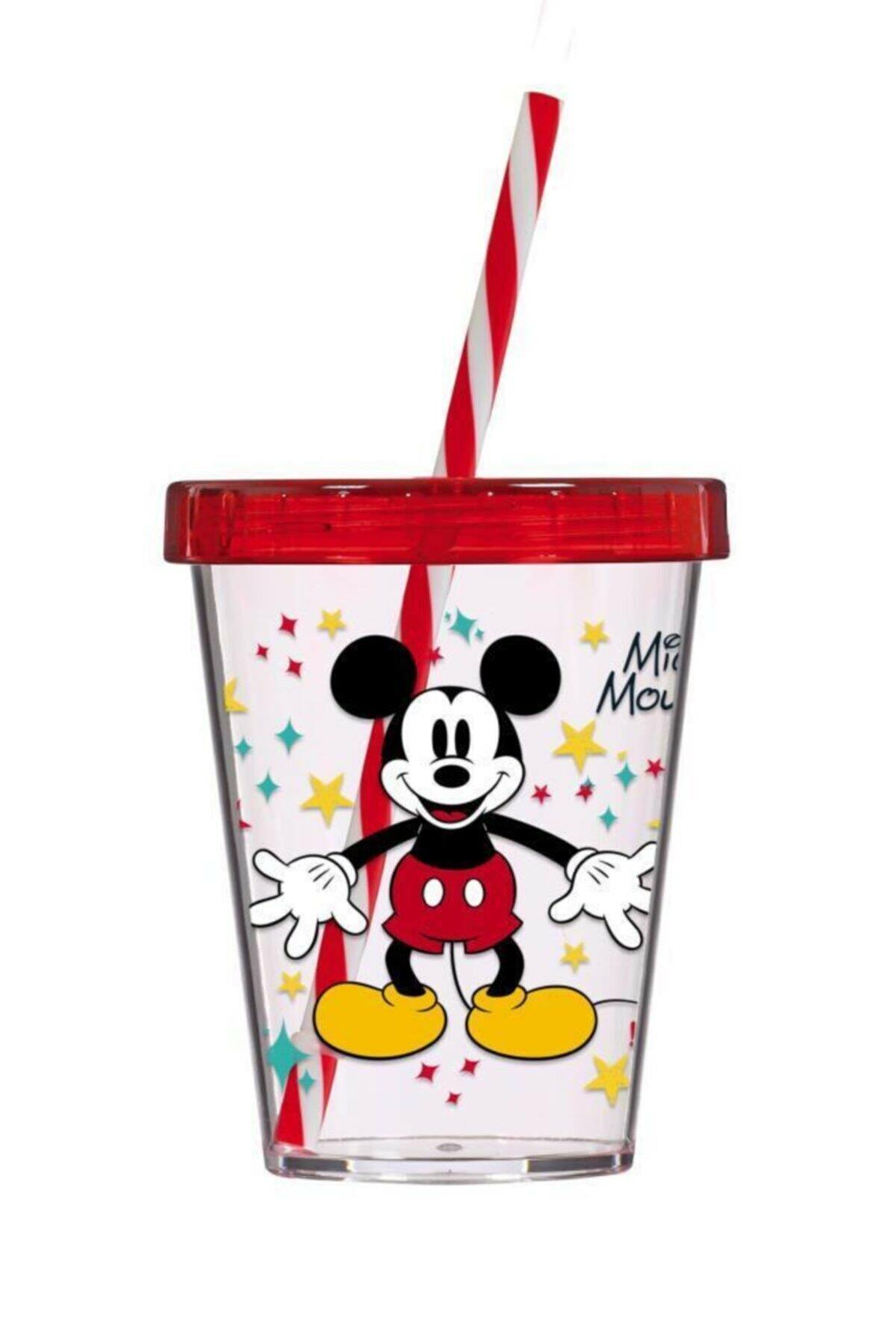 Herevin Lisanslı Mickey Mouse Pipetli Bardak