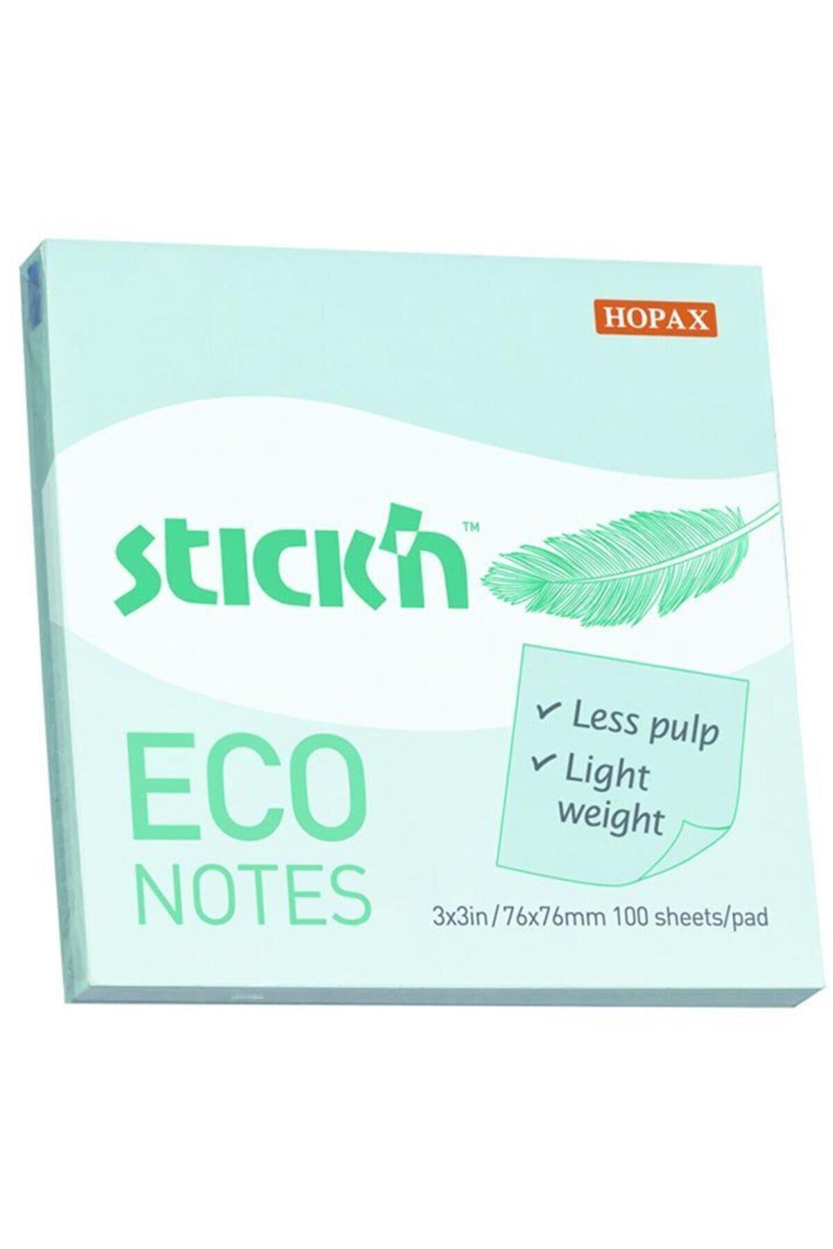 Gıpta Stickn Eco Notes 100 Yaprak Pastel Mavi Yapışkanlı Not Kağıdı 76 x 76 mm