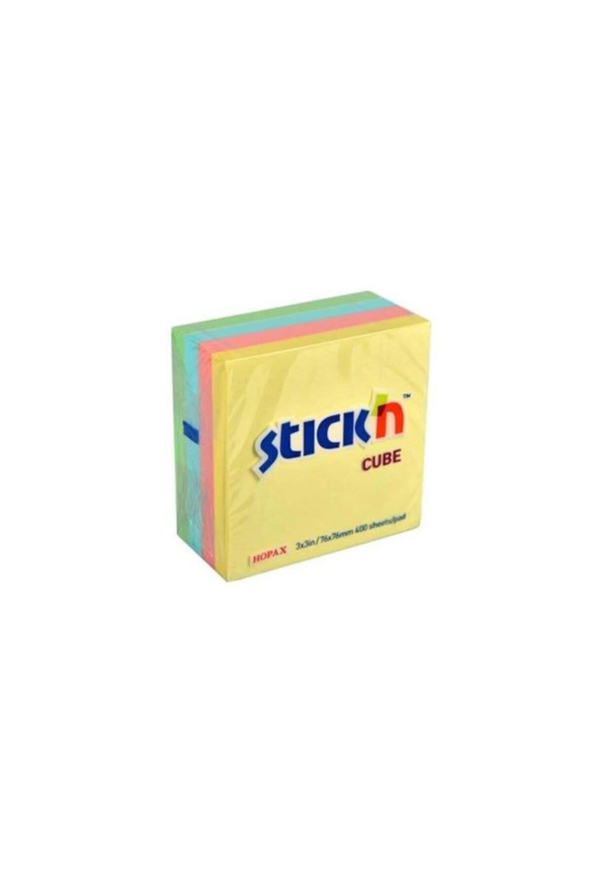 Hopax Stıckn 4 Renk Pastel 400 Yaprak Yapışkanlı Not Kağıdı 76 x 76 mm