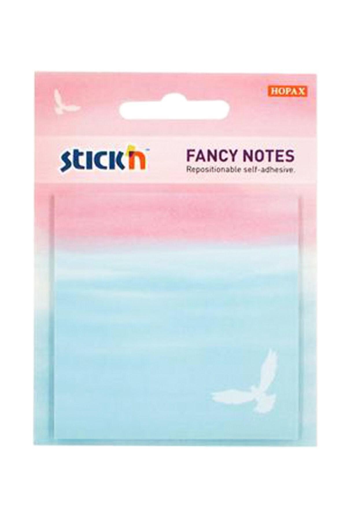 Hopax Stickn Yapışkanlı Not Kağıdı Fancy 3.seri 30 Yaprak 76x76 Mm