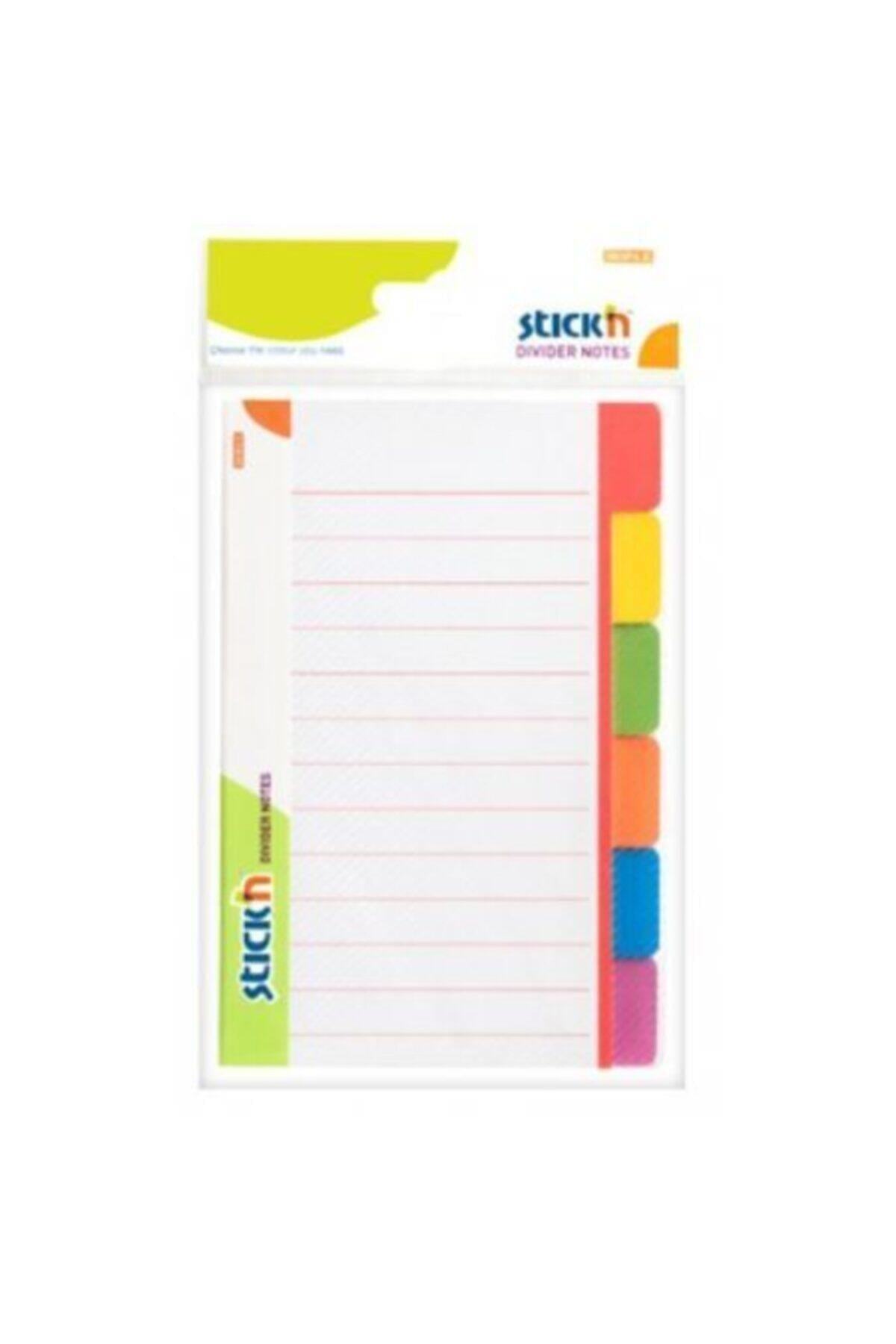 Hopax Stickn Yapışkanlı Not Kağıdı Mgc Seperatörtlü Çizgili 60 Yaprak 148 x 98mm Beyaz