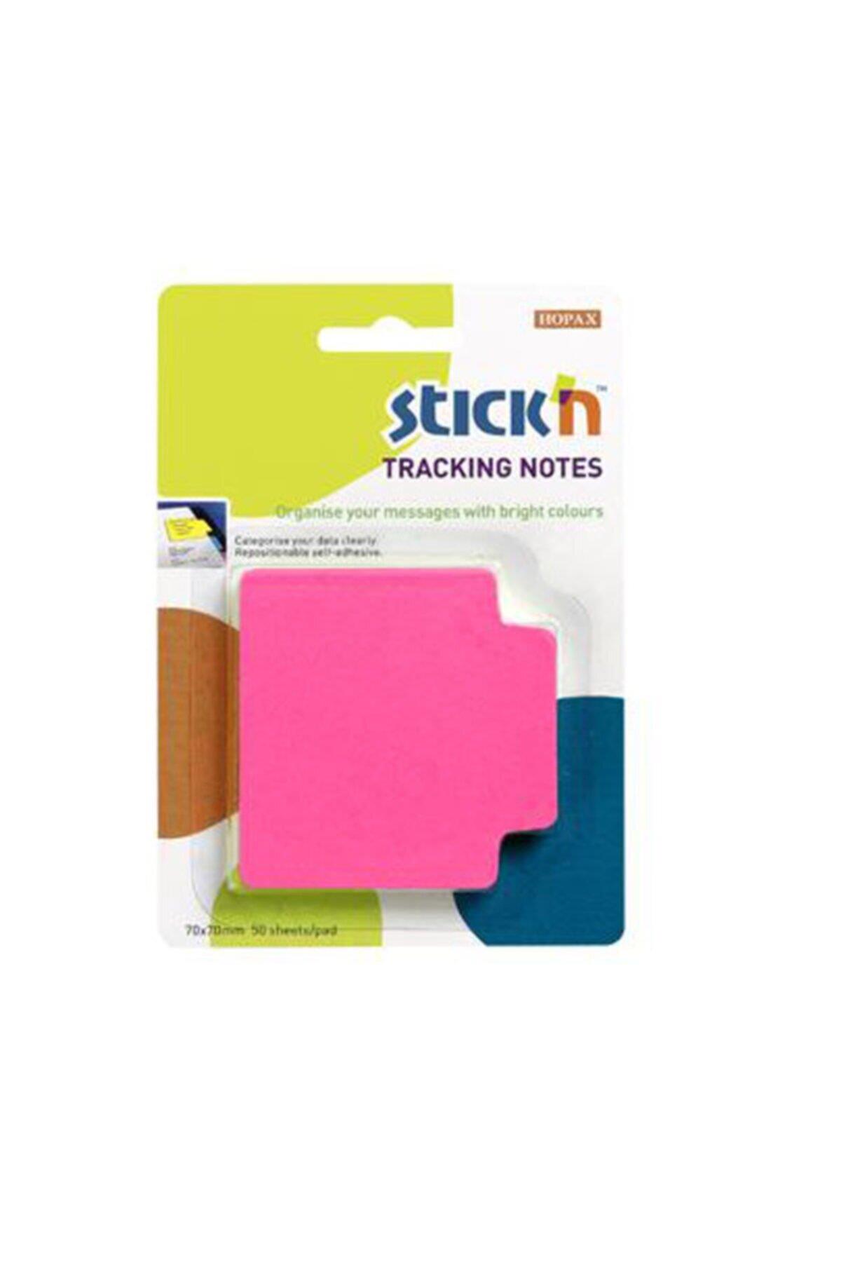Hopax Stickn Yapışkanlı Not Kağıdı 70X70 Mm Neon Pembe 50 Yaprak
