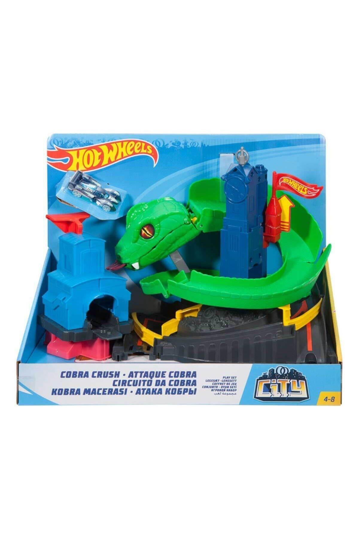Hot Wheels Kobra Macerası Oyun Seti - Arabaları Hapseden Dev Kobra