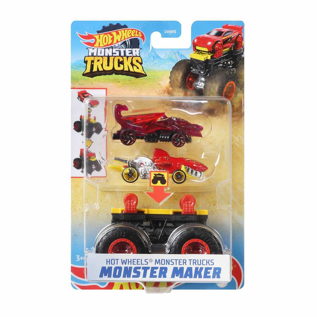 Hot Wheels Monster Trucks Dev Tekerlek Ustası Araçlar (Karışık Model 1 Adet)