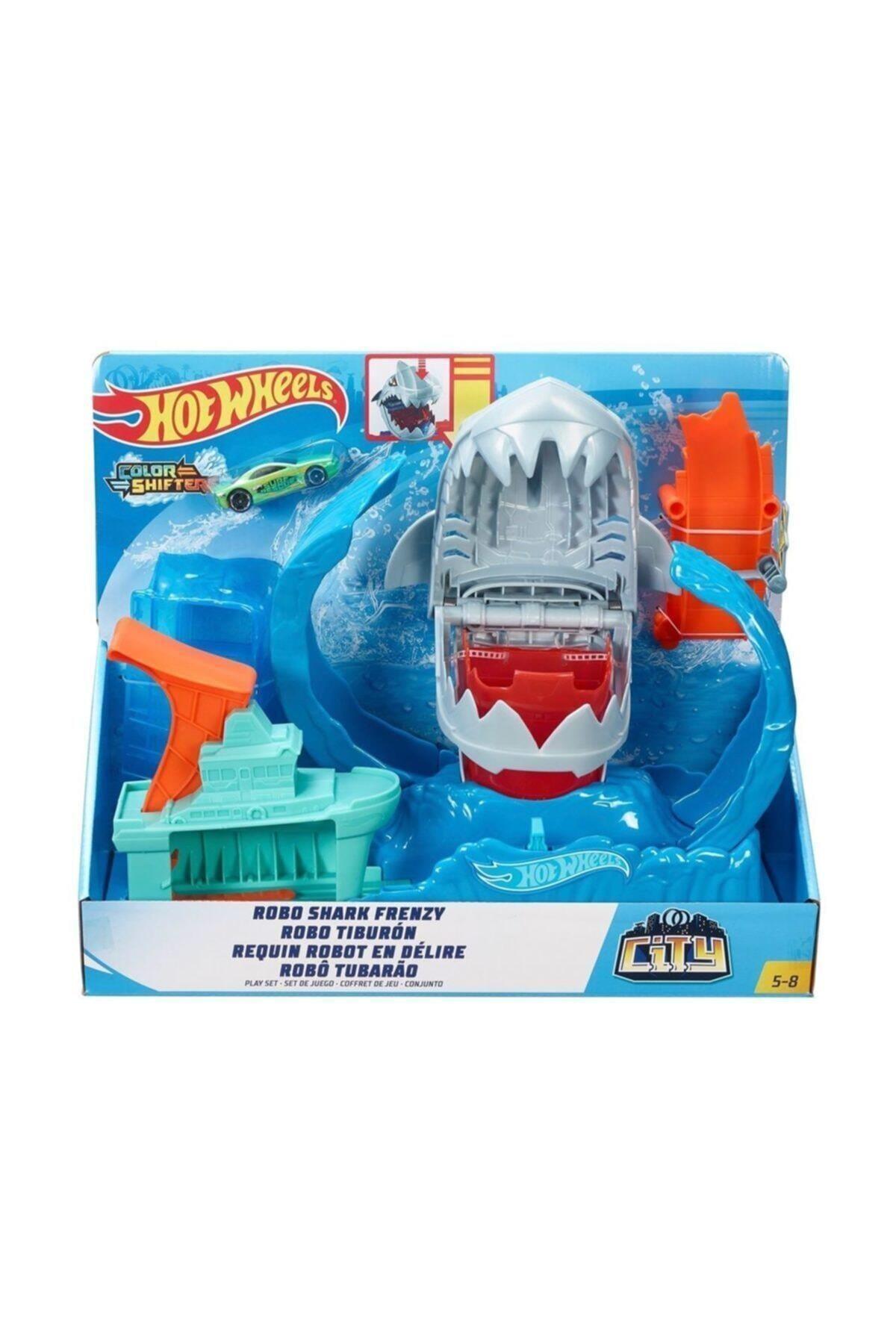 Hot Wheels Robotik Köpek Balığı Renk Değiştiren Oyun Seti GJL12