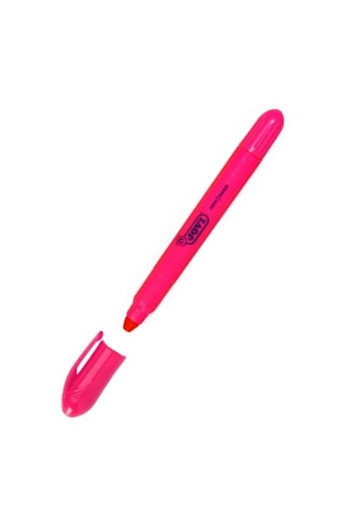 Jovi Fosforlu Kalem Kalem Tipi Gel Pembe 1816