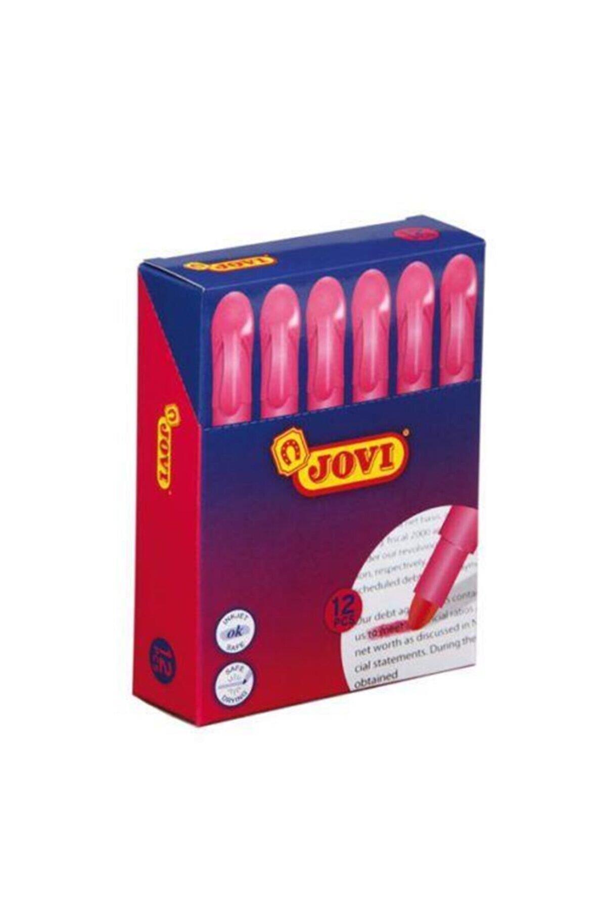 Jovi Fosforlu Kalem Kalem Tipi Gel Pembe Fosforlu Kalem (12 Li Paket)