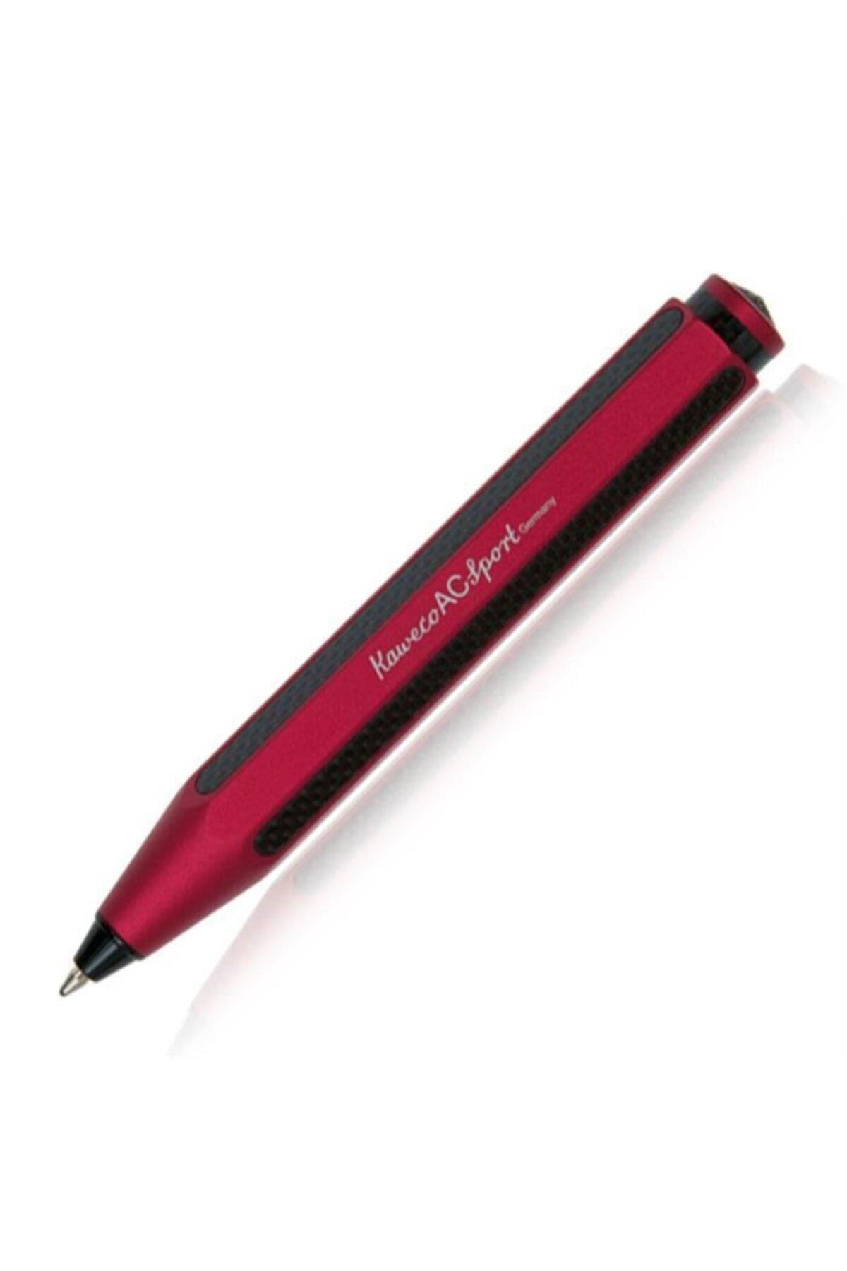 Kaweco Tükenmez Kalem Ac Sport Siyah Kırmızı Tükenmez Kalem