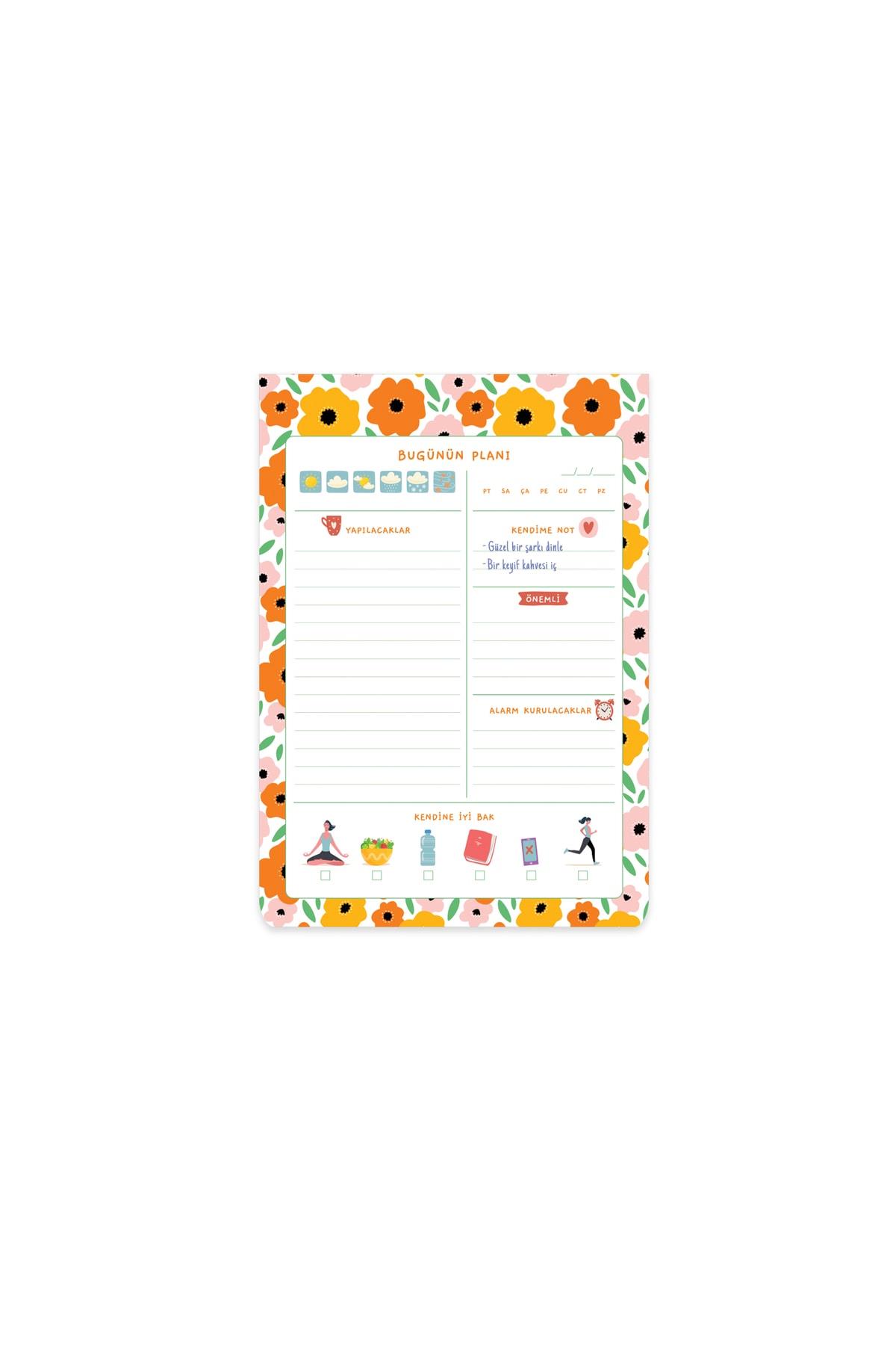 Keskin A5 Günlük Planner Blok Rengarenk Günlük Planlayıcı