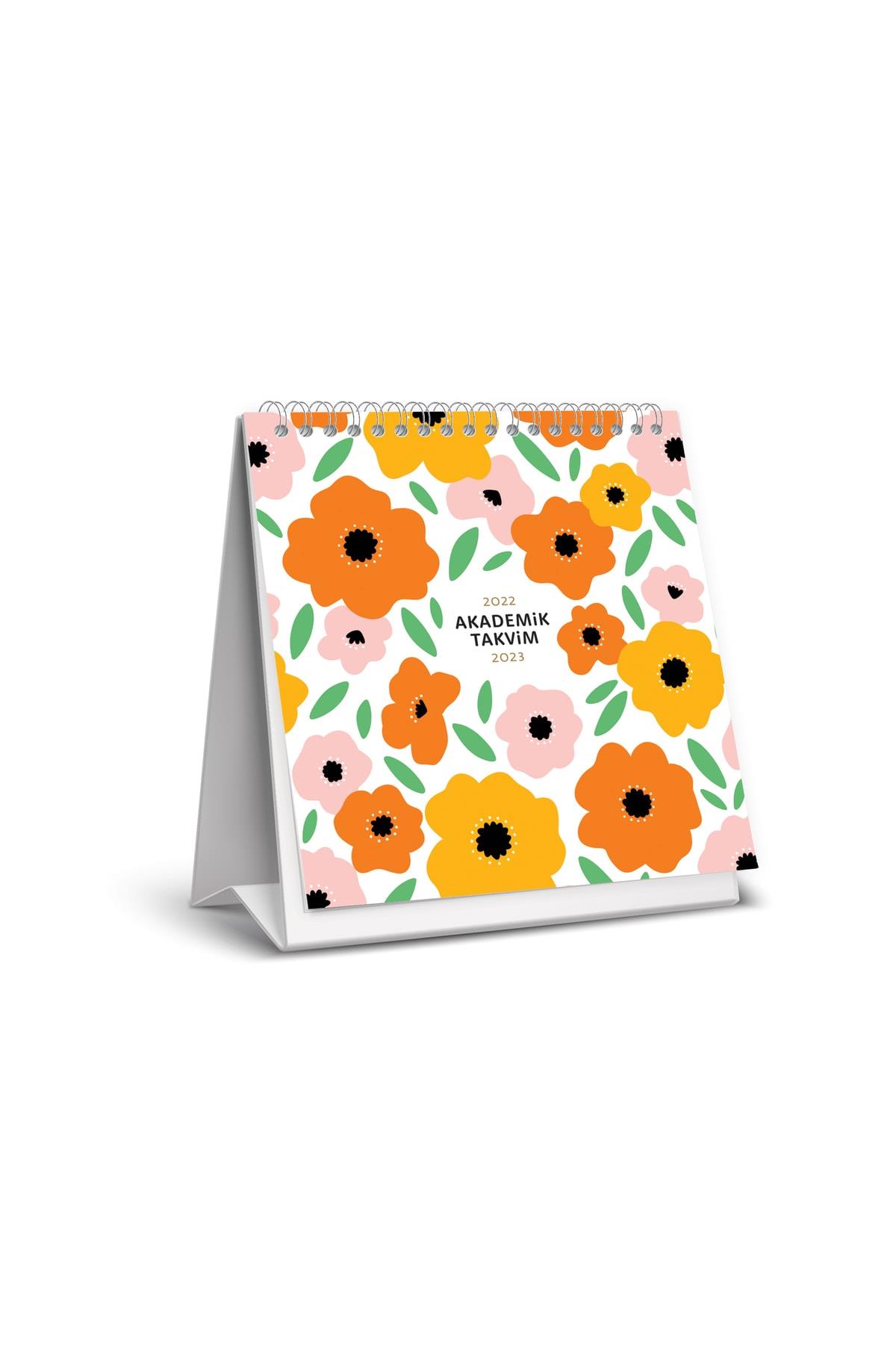 Keskin Akademik Masa Takvimi Rengarenk 17.5 x 20 Cm Akademik Masa Takvimi