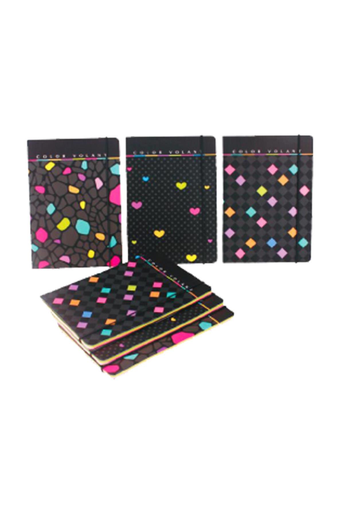 Keskin Color Bloknot Colori Volant Lastikli Çizgili 48 YP 9x14 147734-99