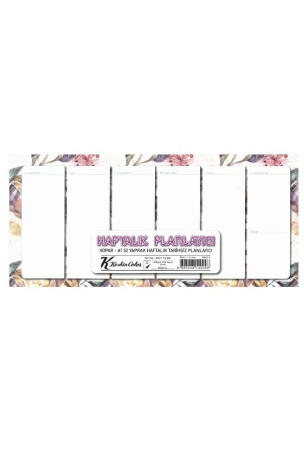 Keskin Color Haftalık Planner Blok Julliet 12x26 830173-99