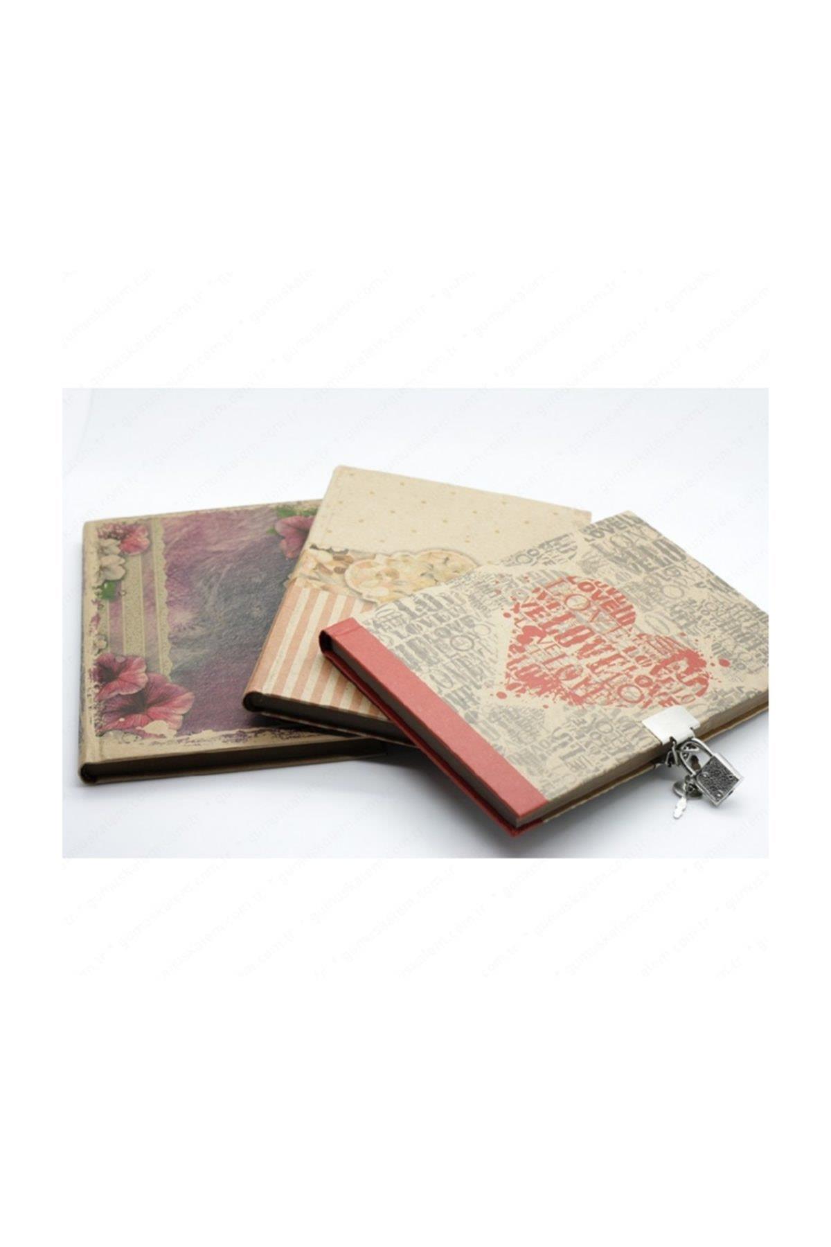 Keskin Color Hatıra Defteri Kilitli Kraft 96 YP 14x20 310251-99