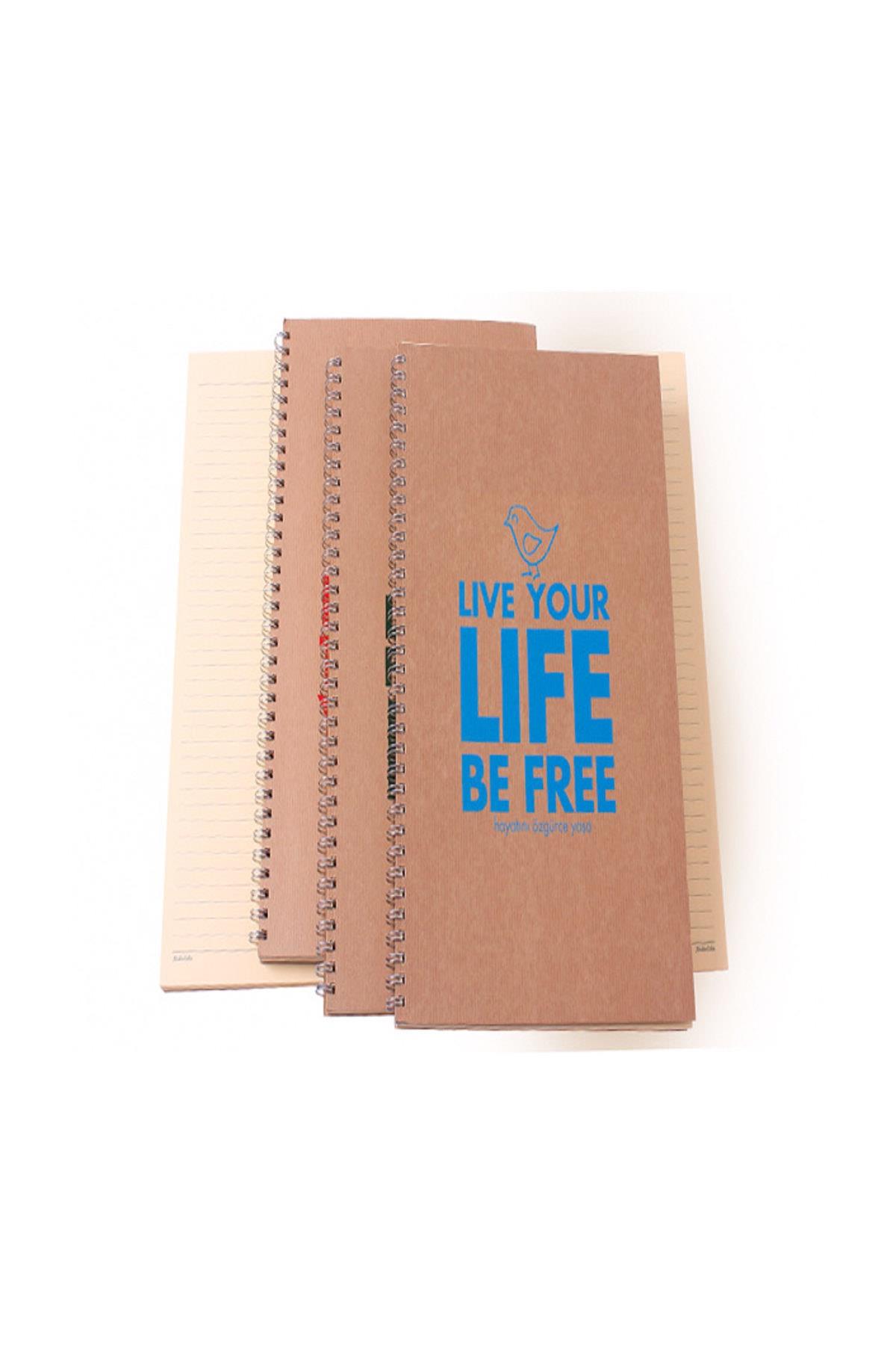 Keskin Color Spiralli Defter Funky Sert Kapak Çizgili 100 YP 16.5x22.5 418011-99