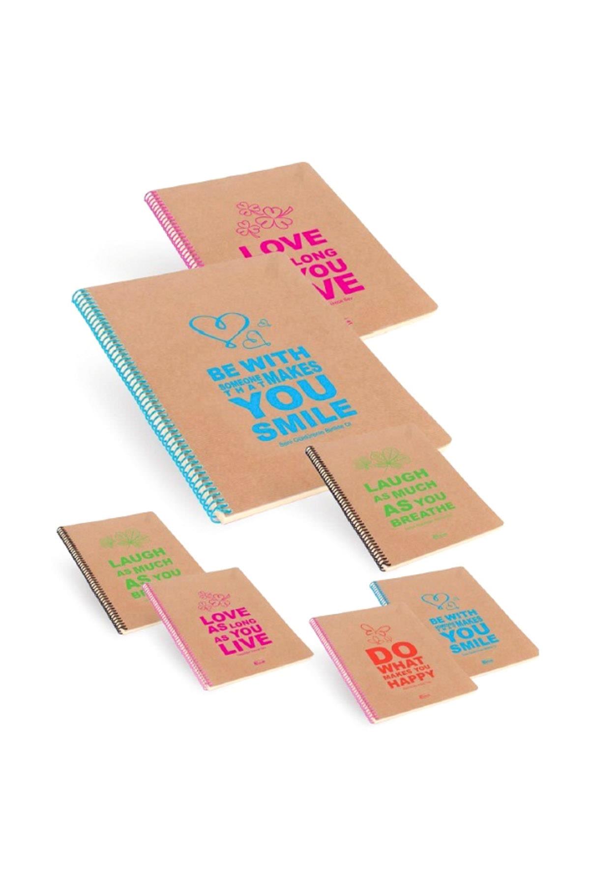 Keskin Color Spiralli Defter Funky Sert Kapak Çizgisiz 100 YP A4 418000-99